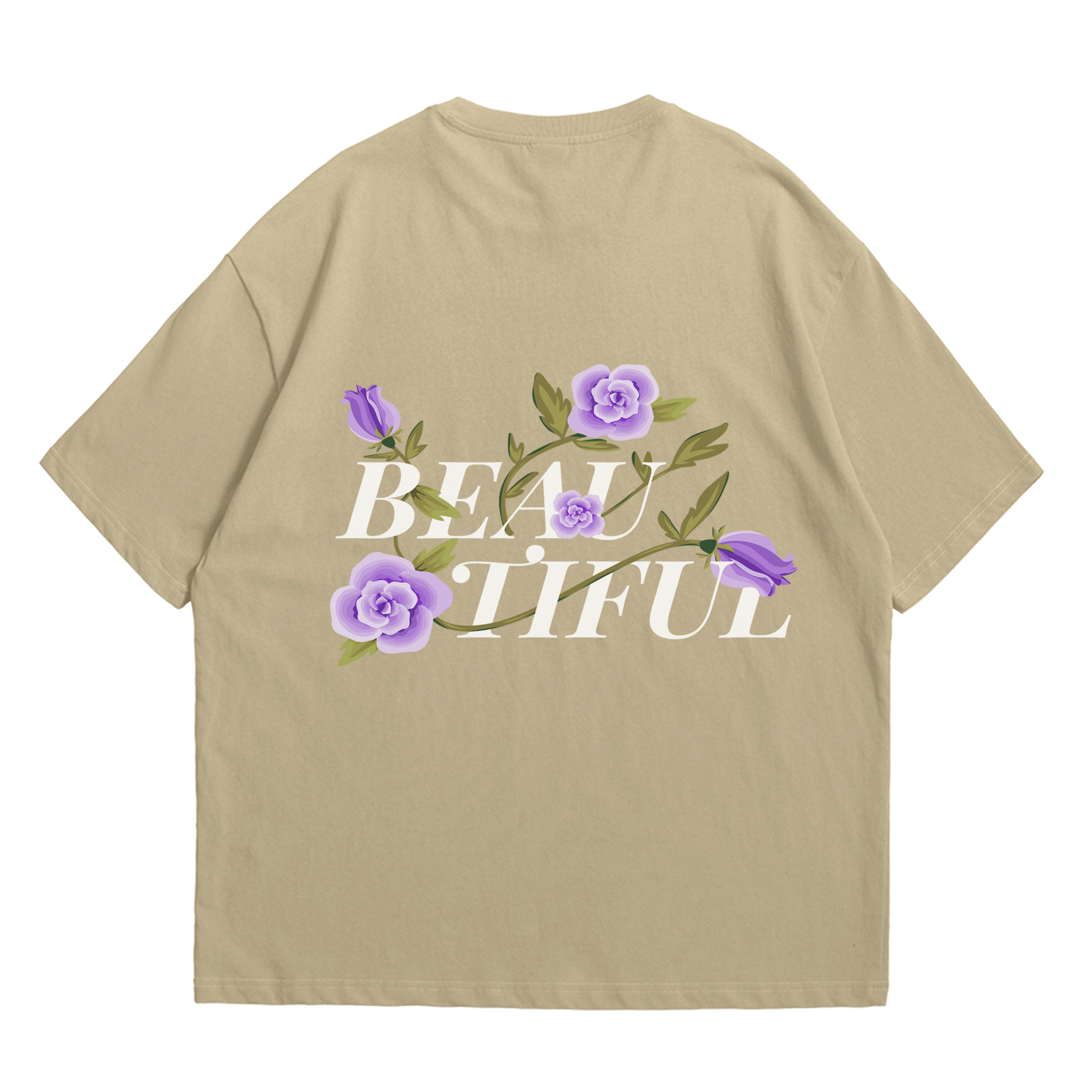 Beautiful Floral Oversized Tee