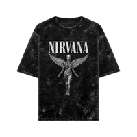 Vintage Nirvana oversized shirt featuring unique graphic design and comfortable fit