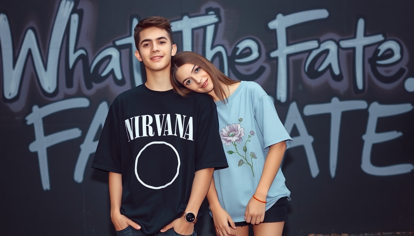 Limited-Edition Streetwear Showcase Featuring Oversized Tees and Trendy Graphics from WHAT THE FATE