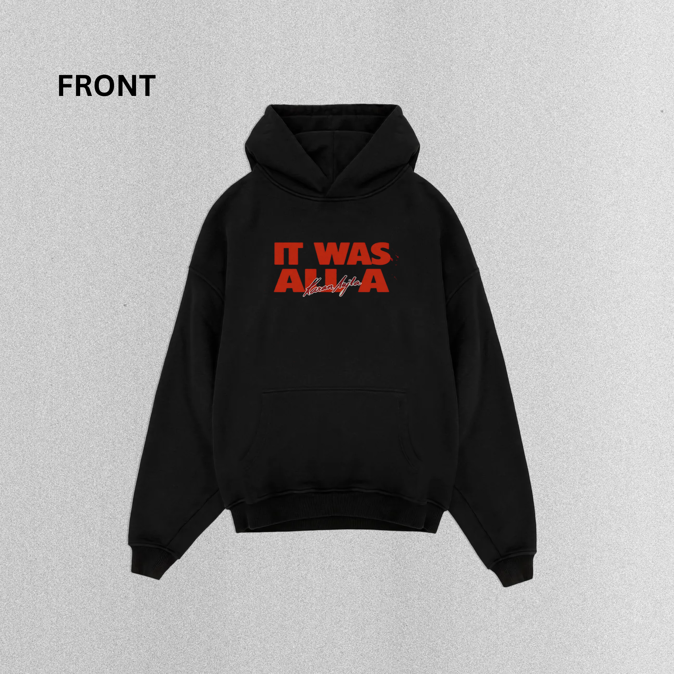It Was All a Dream Karan Concert Oversized Hoodie