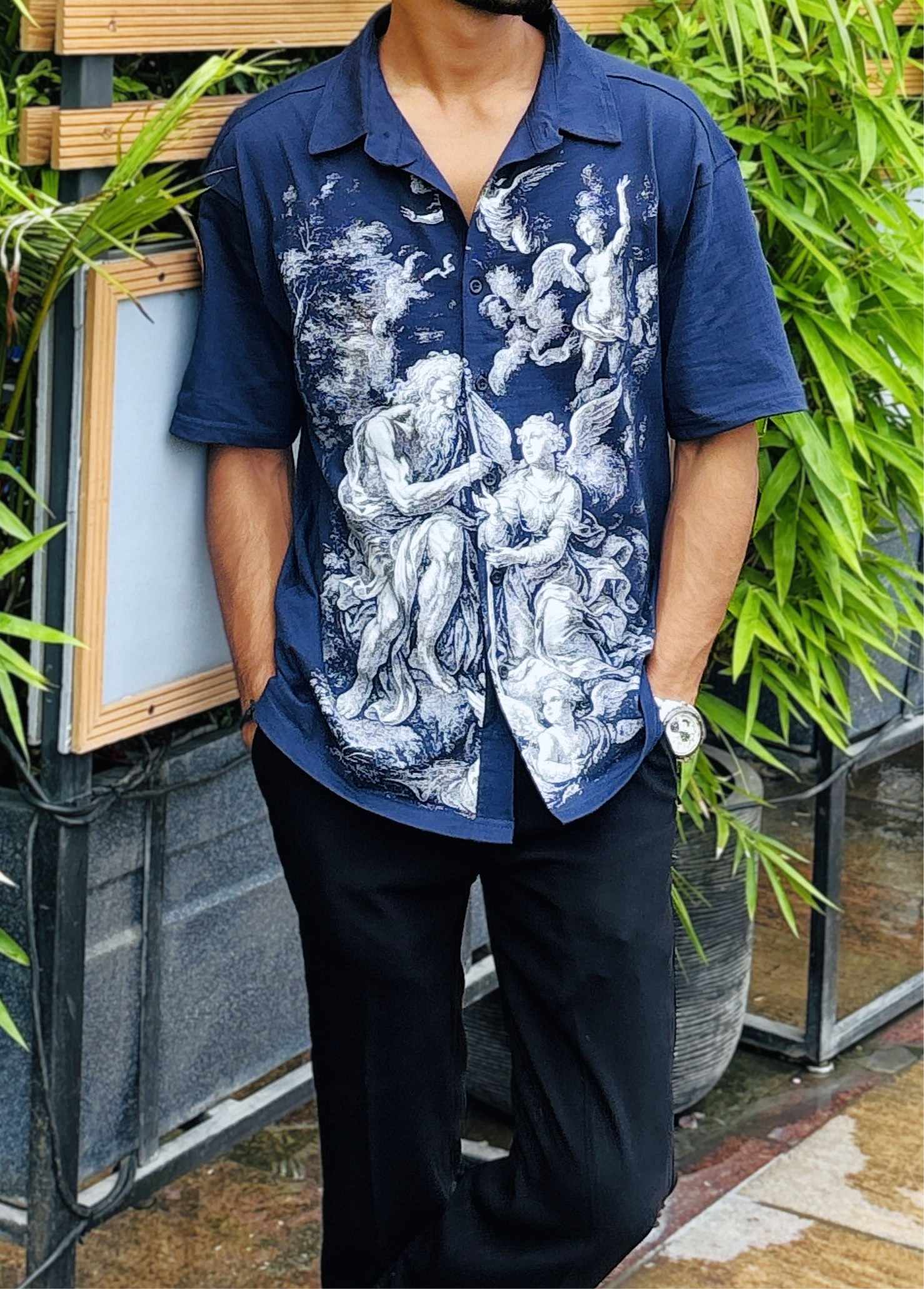 Divine Encounter Oversized Shirt