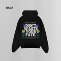 The Key to Happiness Oversized Graphic Hoodie