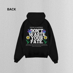 The Key to Happiness Oversized Graphic Hoodie