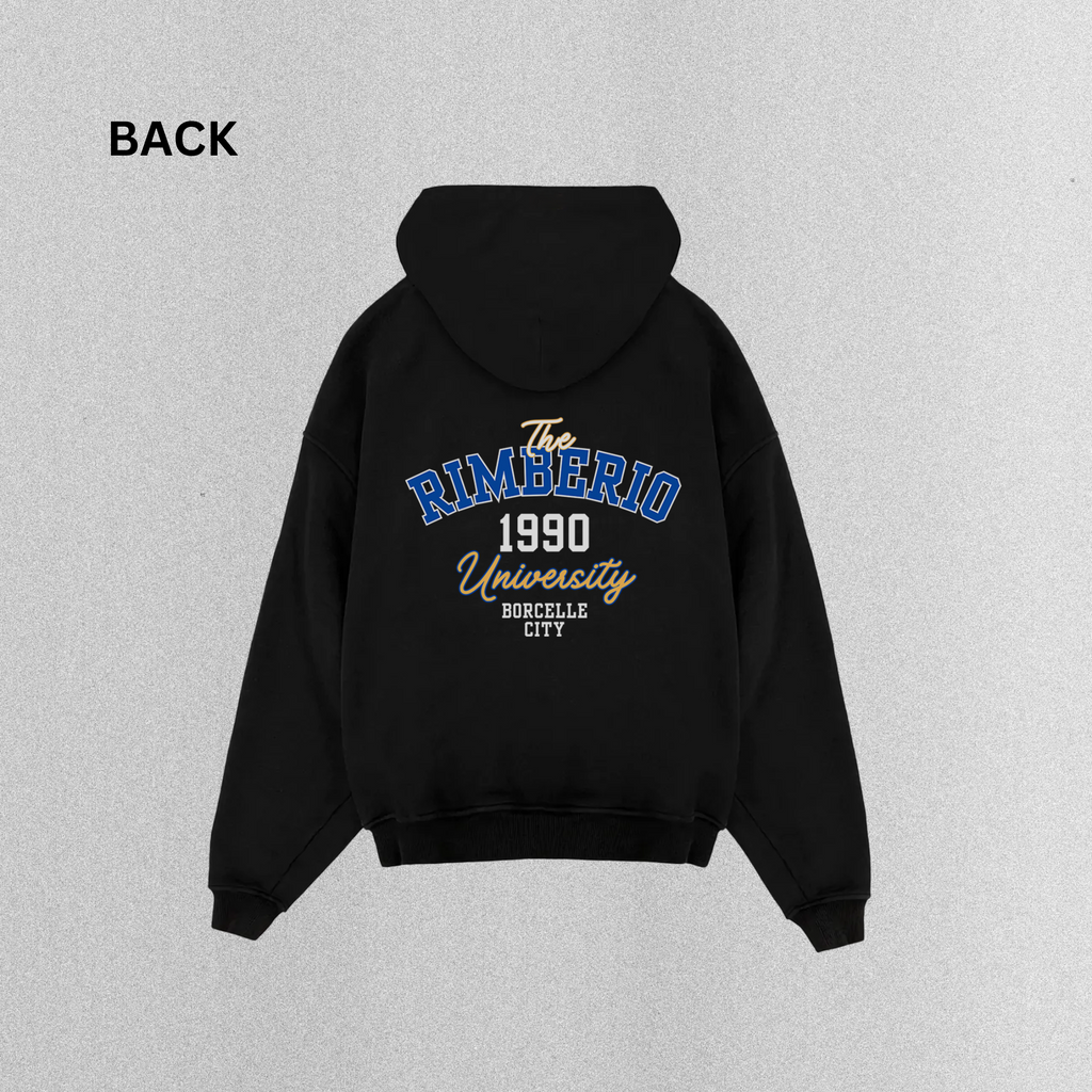 Rimberio University" Oversized Hoodie