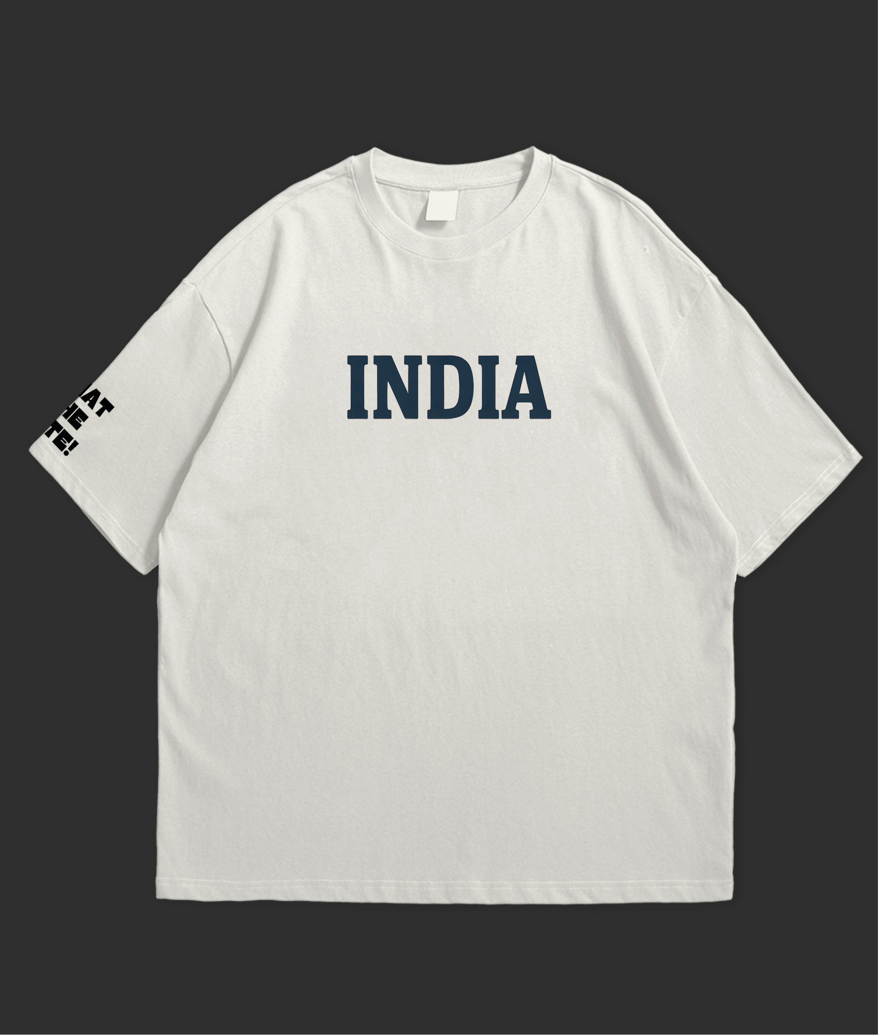 Incredible India Oversized T-Shirt by WHAT THE FATE