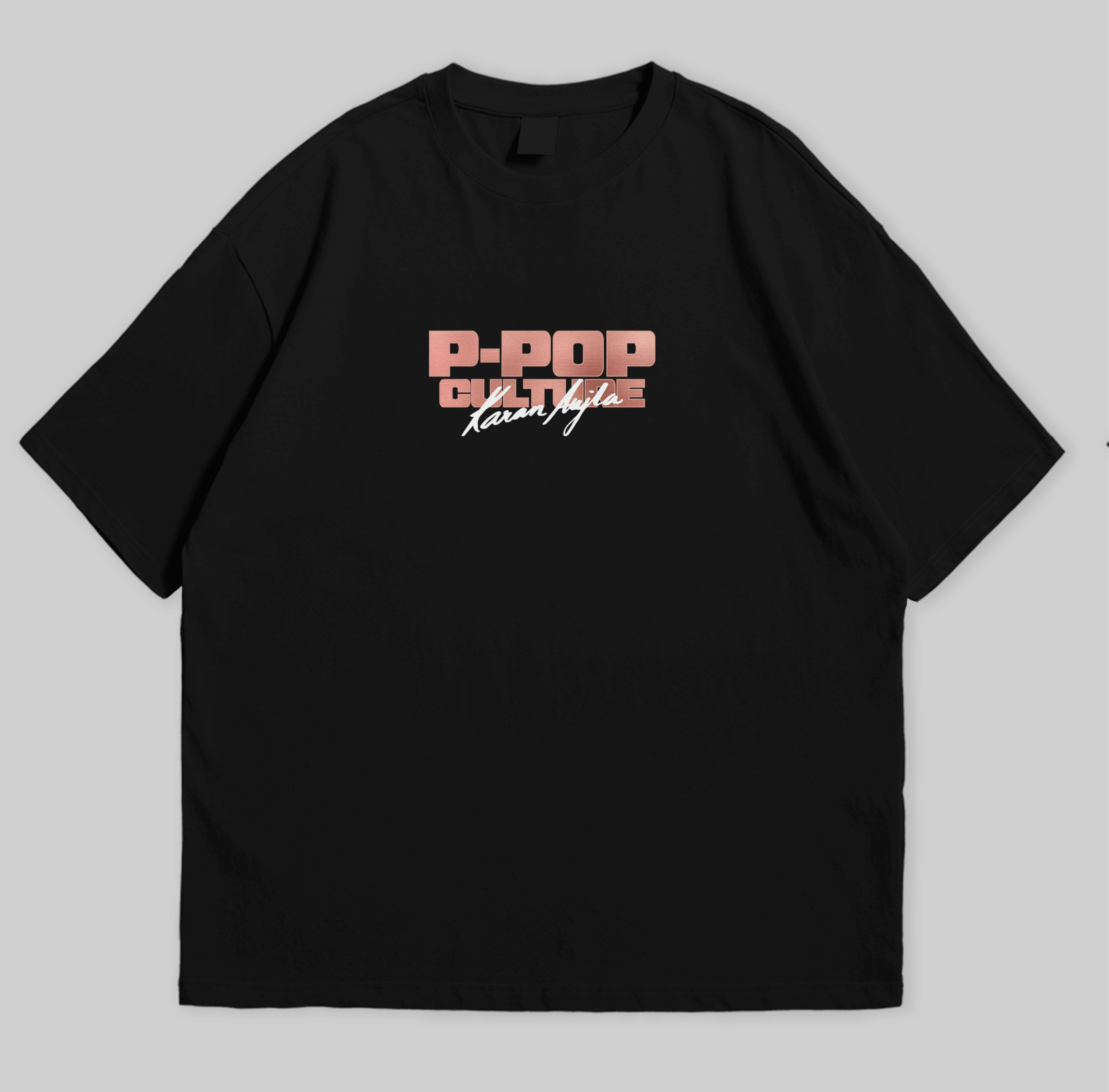P-POP Culture Oversized Tee – Karan Aujla Edition | WTFATE