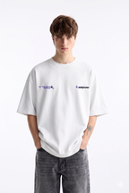 Purple Street Character Oversized T-Shirt