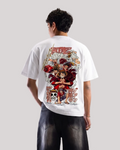 Pirate Era Anime Oversized T-Shirt – White