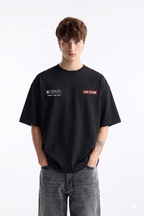 Hunter Tiger Oversized T-Shirt – Fierce Graphic Black Streetwear Tee