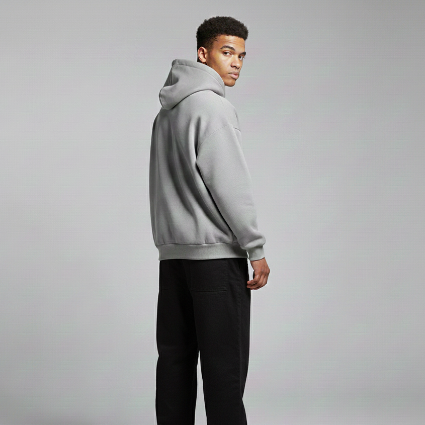 Grey Oversized Hoodie – WTFATE