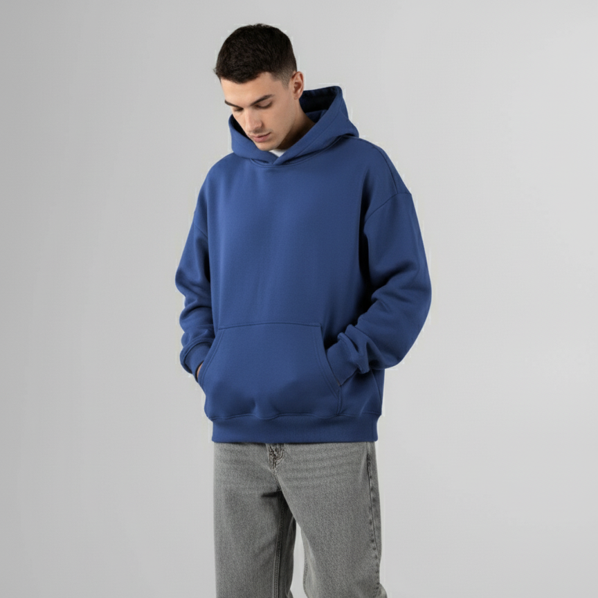 Royal Blue Oversized Hoodie – WTFATE