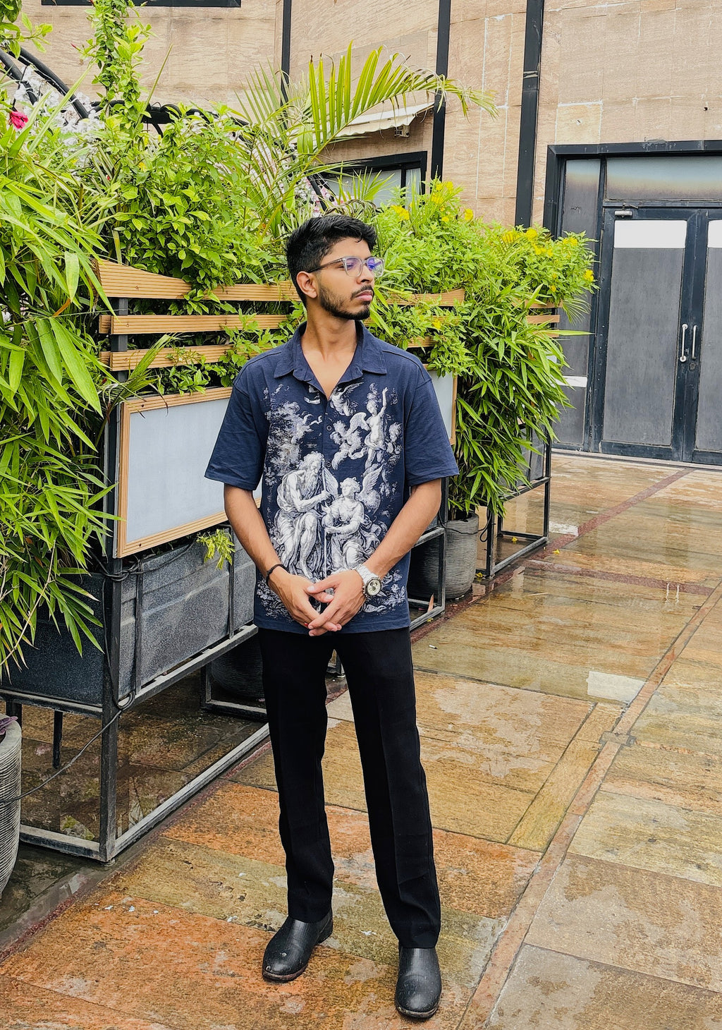 Divine Encounter Oversized Shirt