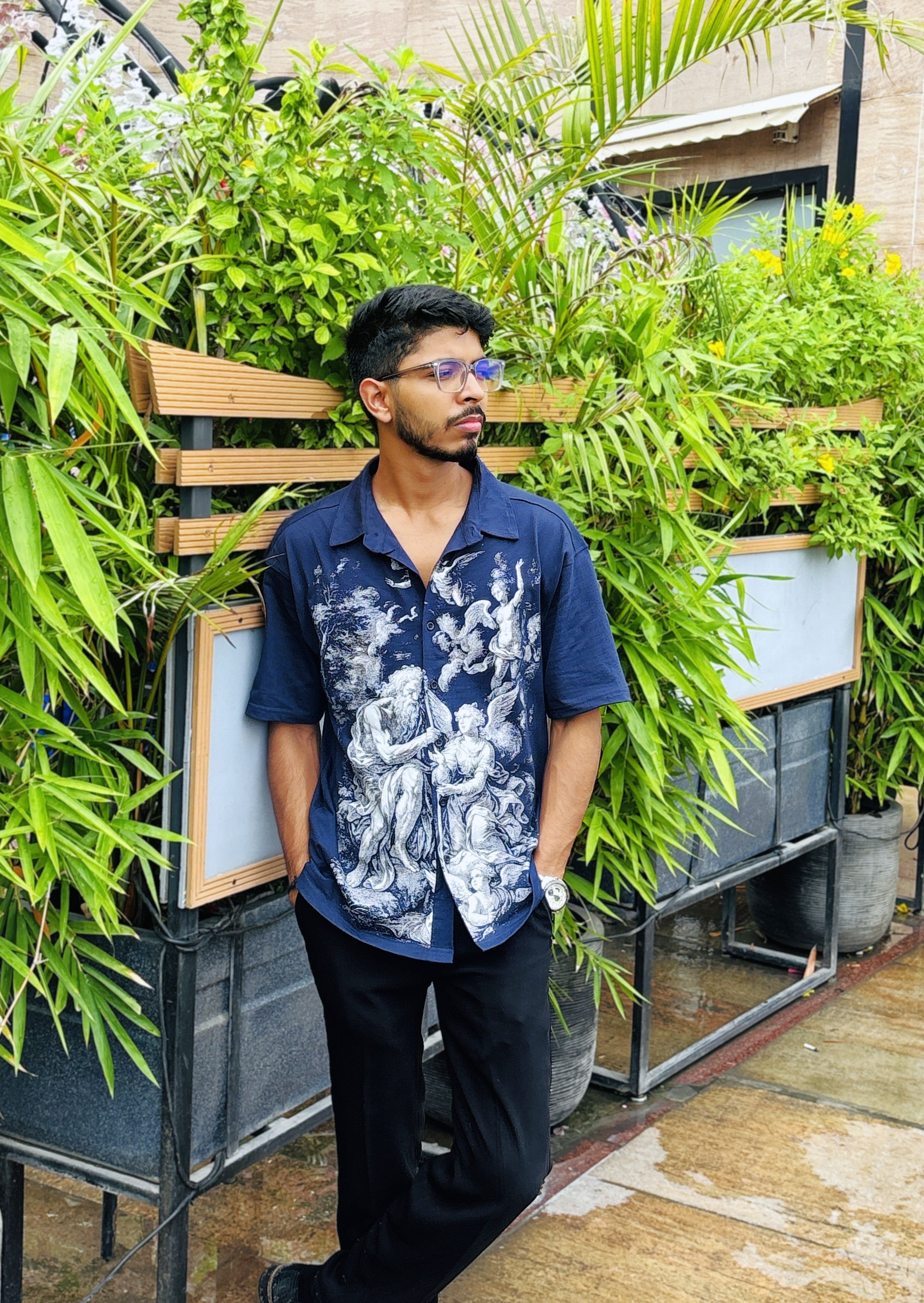 Divine Angel Oversized Unisex Shirt – 240 GSM Premium Cotton