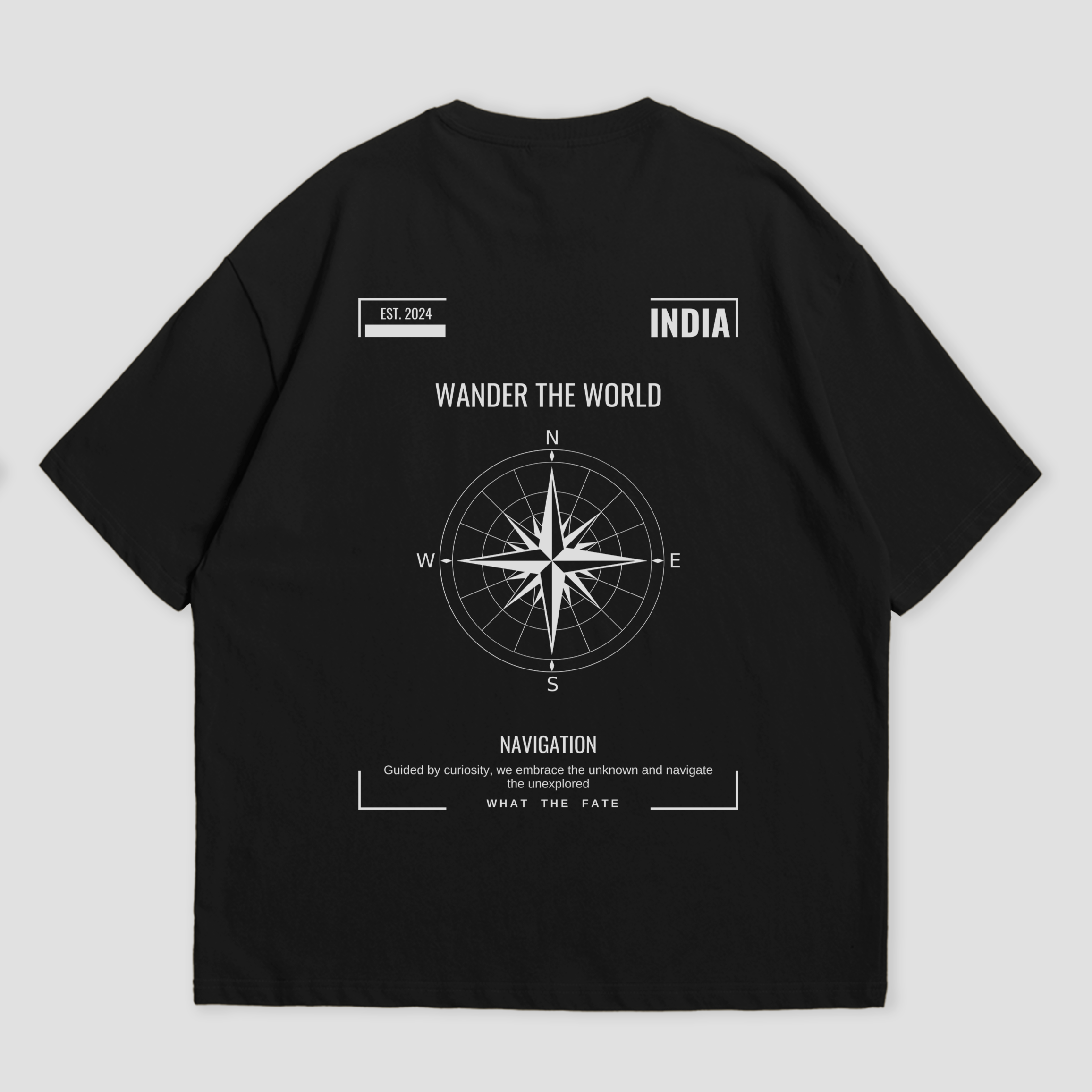- Adventure clothing for explorers
- Casual streetwear t-shirts in India
- High-quality oversized cotton tees
- Trendy graphic tees for urban fashion
- Street style oversized t-shirts
- Comfortable travel t-shirts
- Unique compass print tees
- Soft cotton t-shirts for daily wear
- Cool and casual oversized fits
- Best oversized graphic t-shirts online
