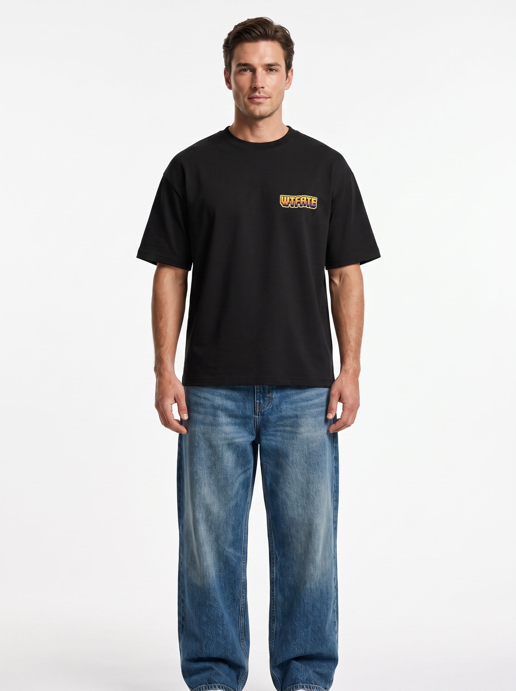 Copyright Oversized T-Shirt – Black Streetwear Tee