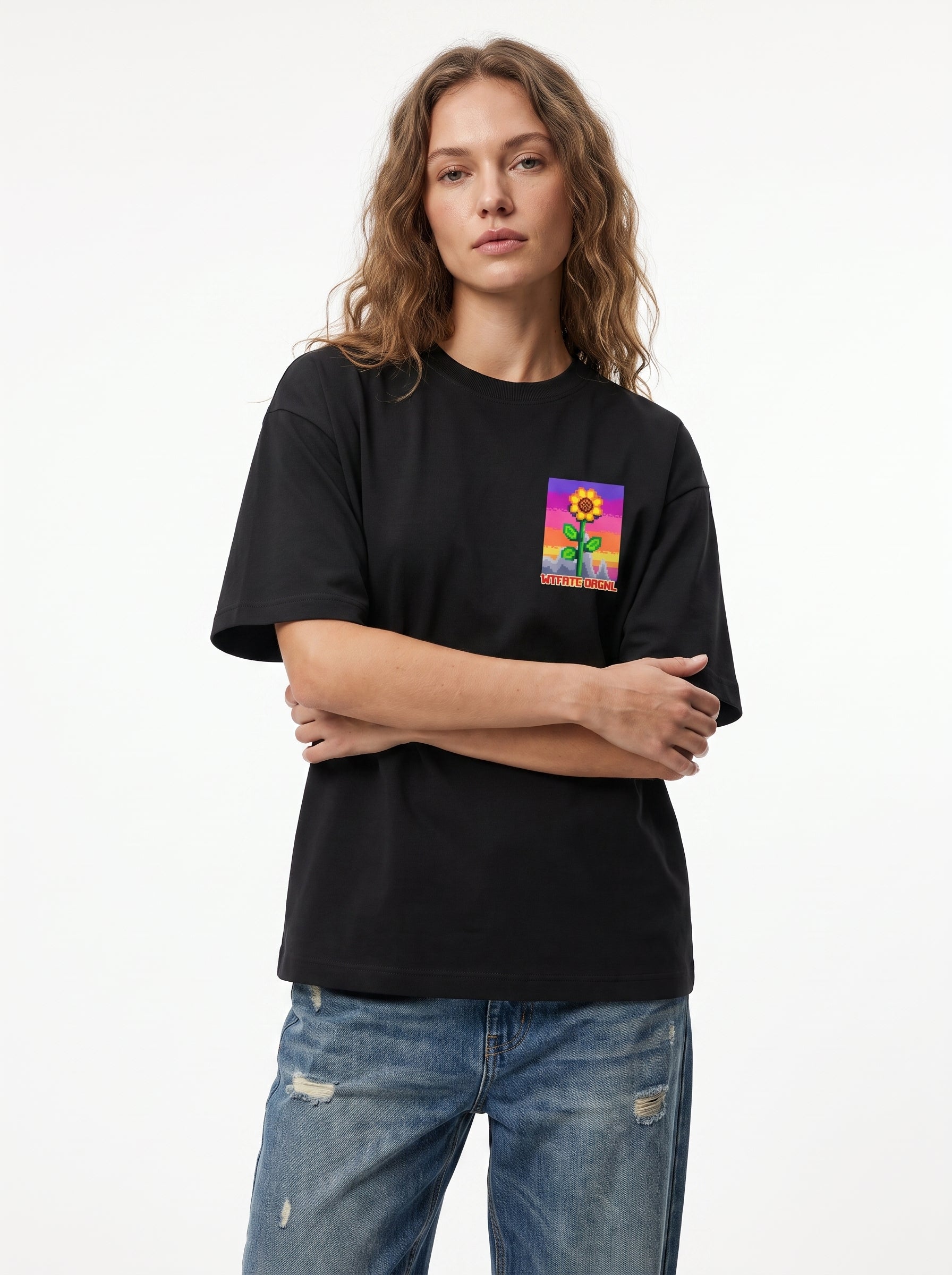 Stop Scrolling Start Living Oversized T-Shirt – Digital Detox Graphic Tee