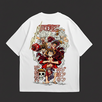 Pirate Era Anime Oversized T-Shirt – White