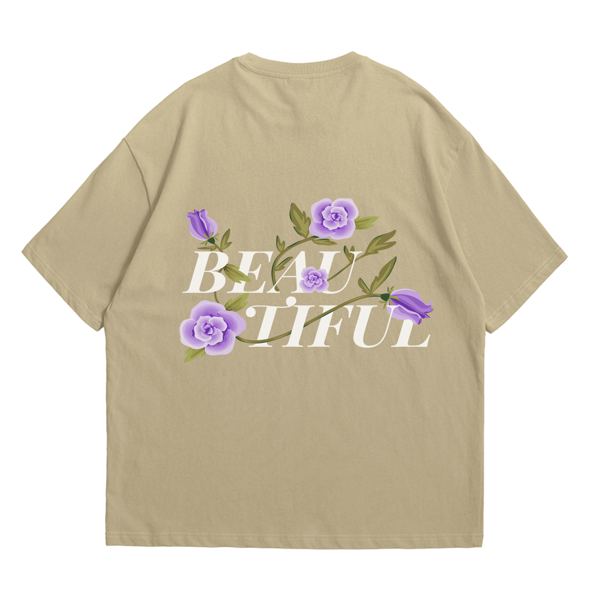 Beautiful Floral Oversized Tee