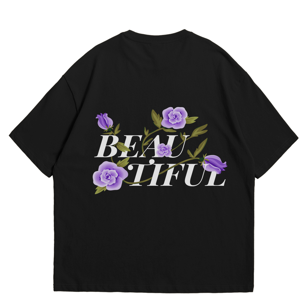 Beautiful Floral Oversized Tee