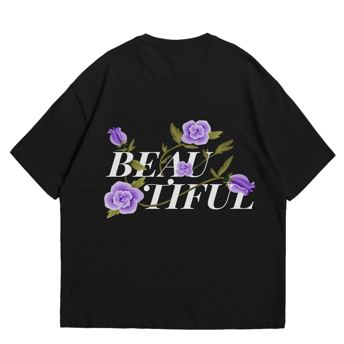 Beautiful Floral Oversized Tee