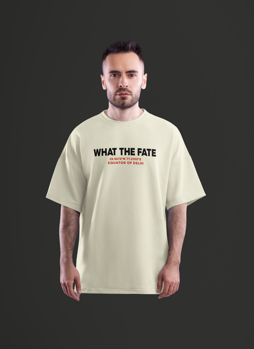 Delhi Moto GP Helmet Tee – Off White