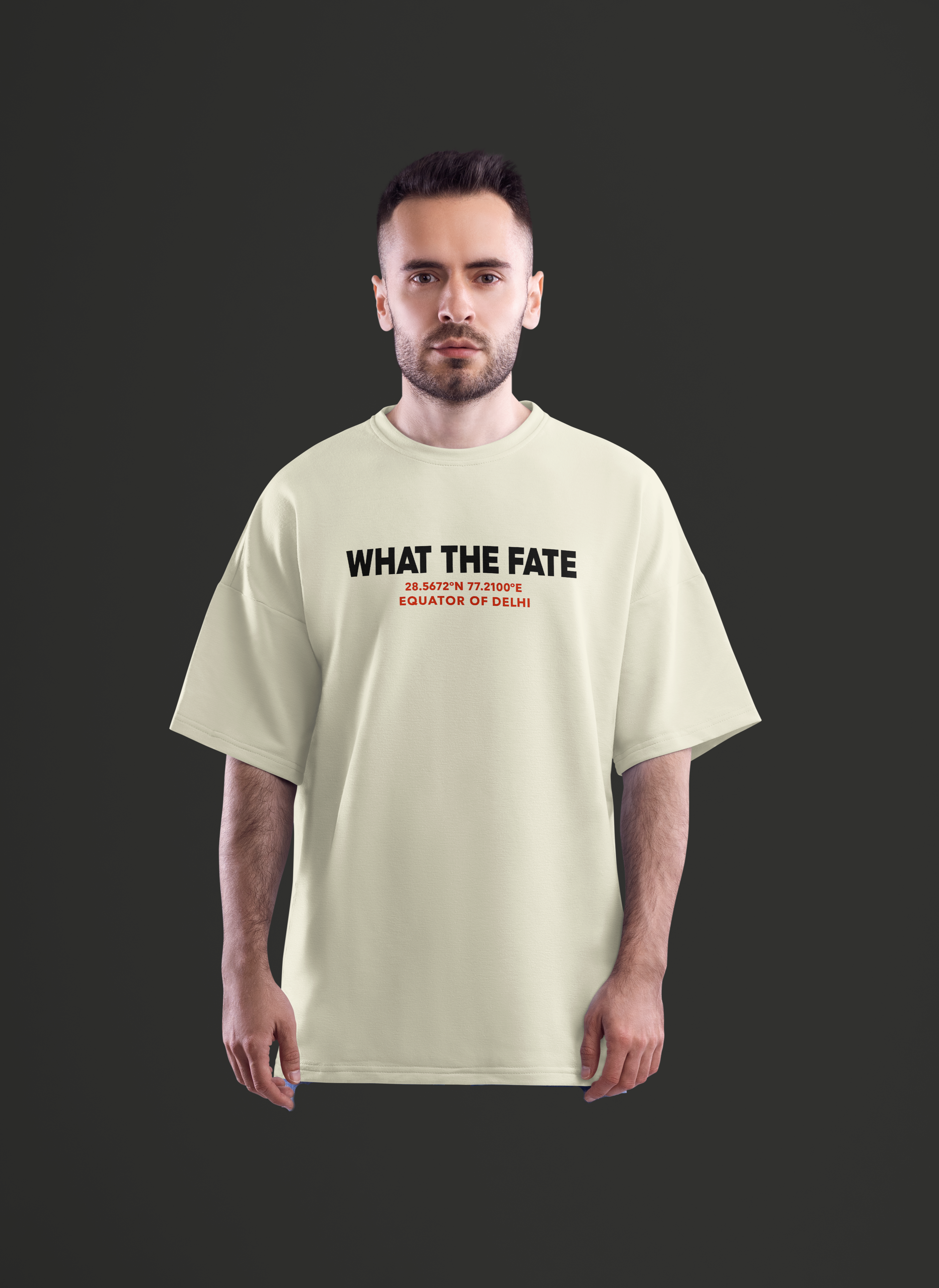 Delhi Moto GP Helmet Tee – Off White