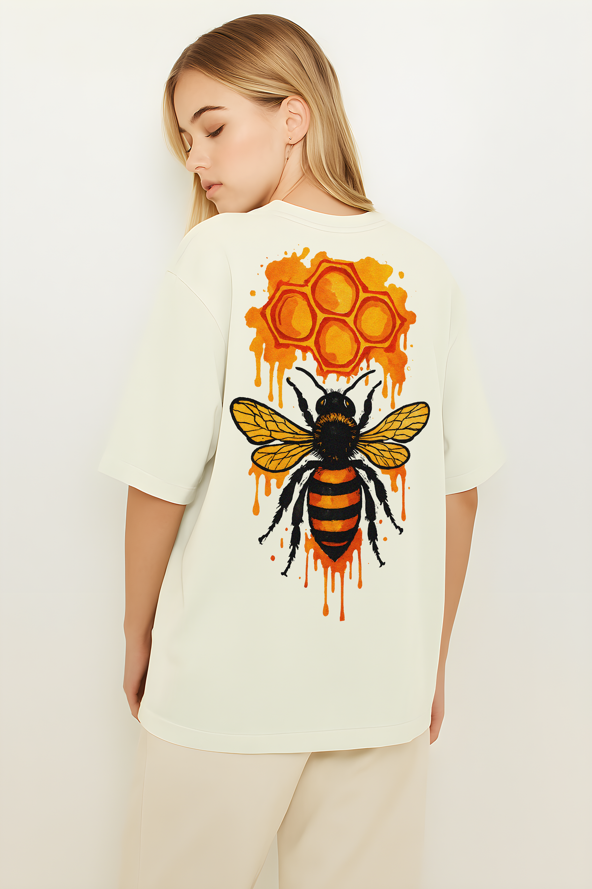 Bee Fate Oversized T-Shirt by WHAT THE FATE
