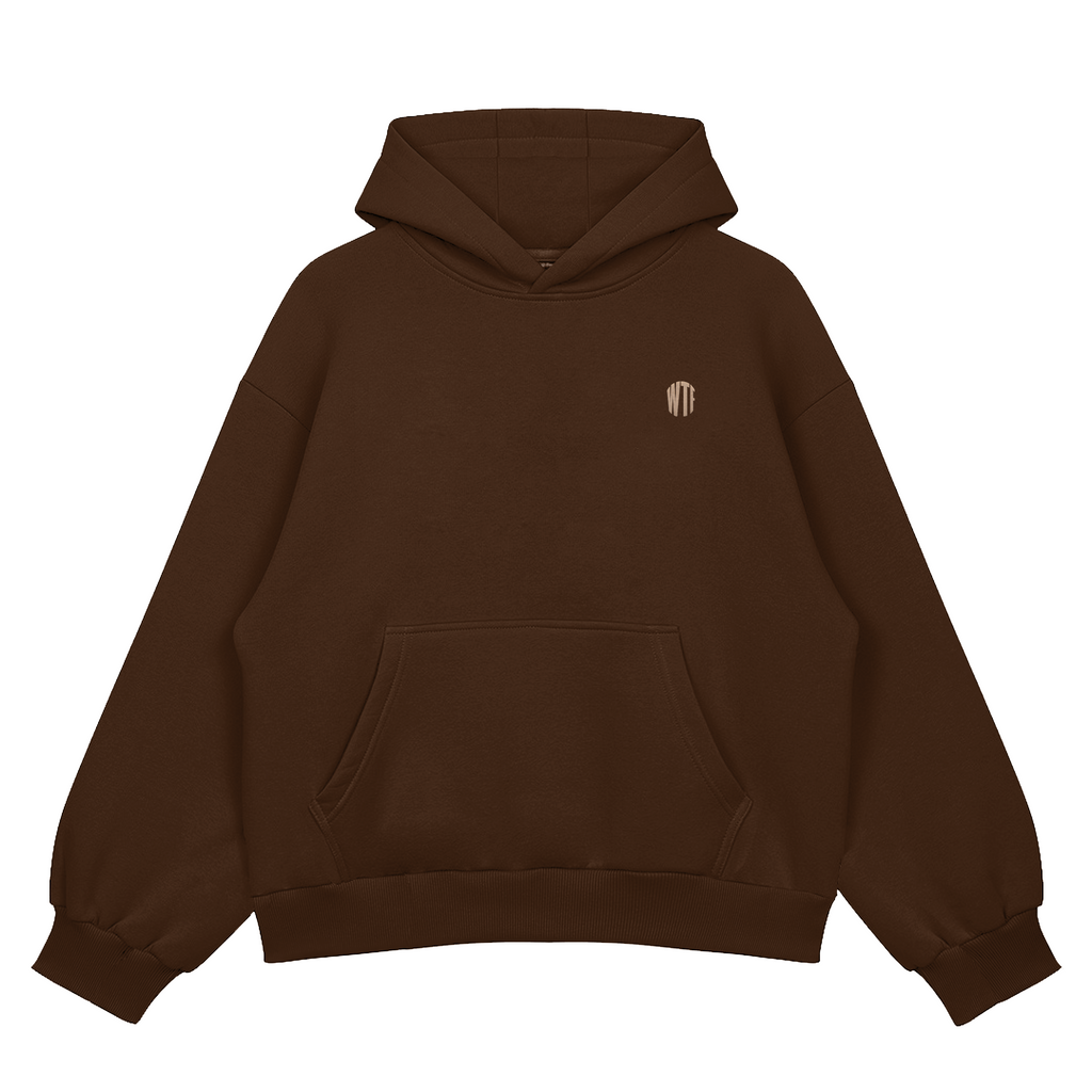 Brown Oversized Hoodie – WTFATE