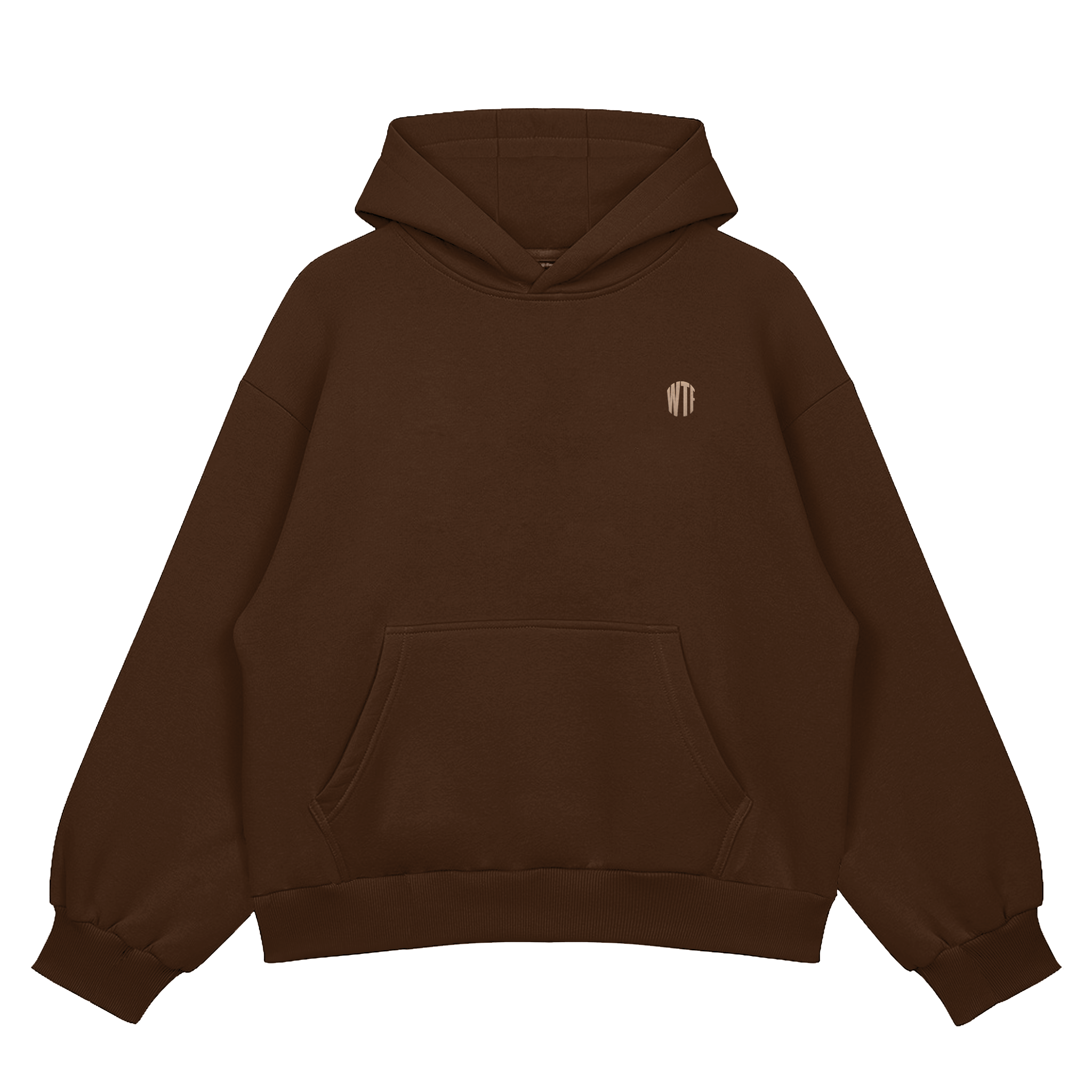 Brown Oversized Hoodie – WTFATE
