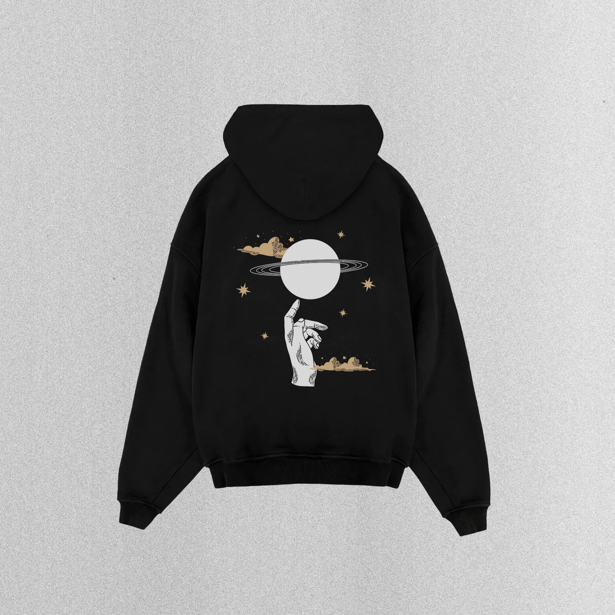 Cosmic Saturn Oversized Hoodie