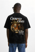 Crowned Chaos – Royal Tiger Graphic Oversized T-Shirt