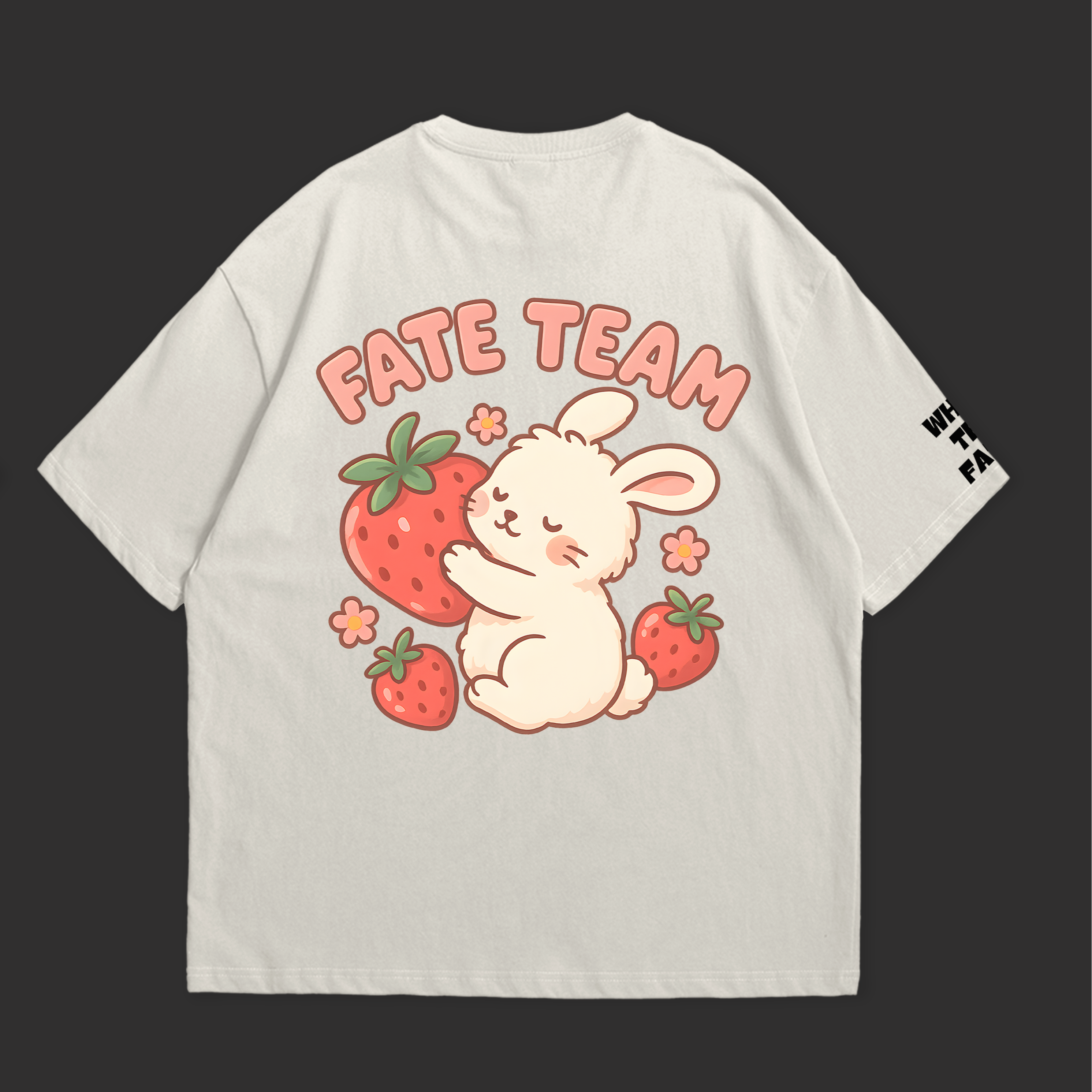 Fate Berry – Strawberry Bunny Cute Oversized T-Shirt