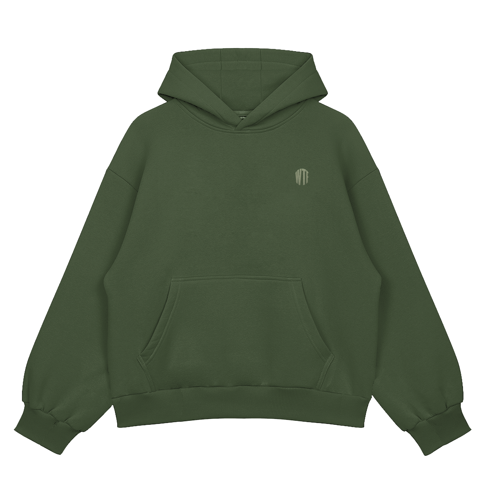 Olive Green Oversized Hoodie – WTFATE