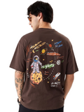 WHAT THE FATE Oversize Guardians of Galaxy T-Shirt featuring colorful space graphics and an astronaut design