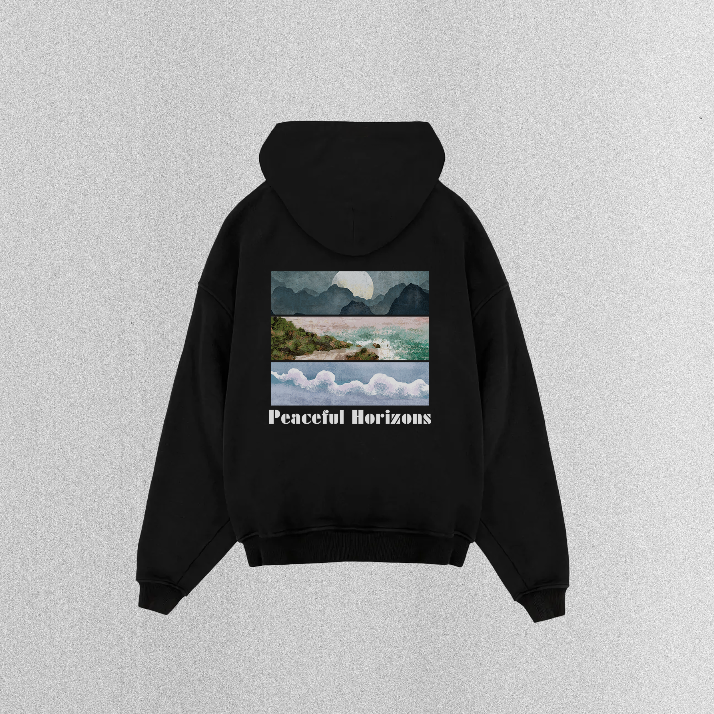 Peaceful Horizons Oversized Hoodie
