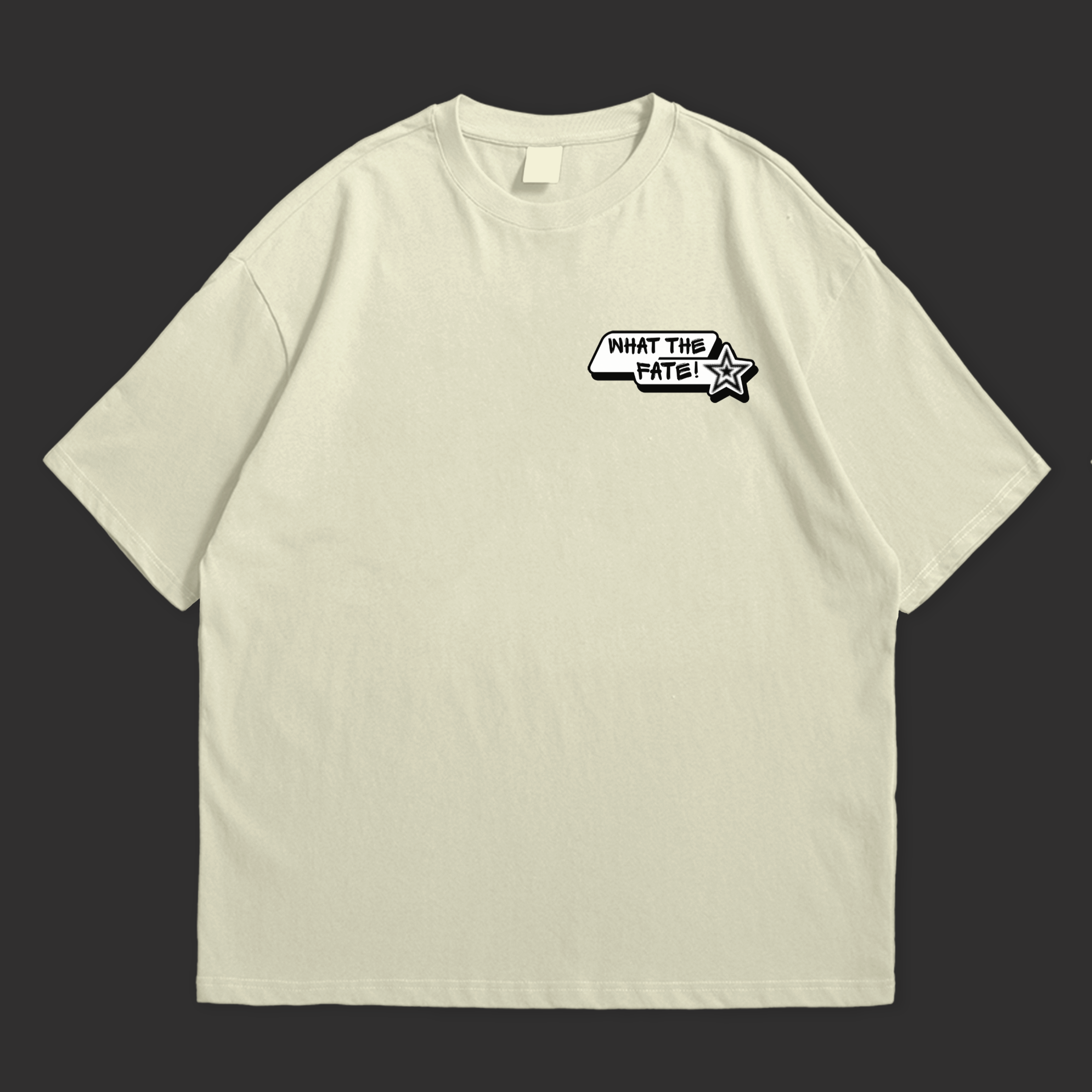 Oversize I Was Blind But Now I See shirt from WHAT THE FATE featuring a stylish graphic logo