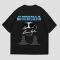 WHAT THE FATE oversized concert tee for Gen Z, featuring music-inspired graphics with durable DTF printing on premium 240 GSM cotton. Perfect for artist performances and festival wear