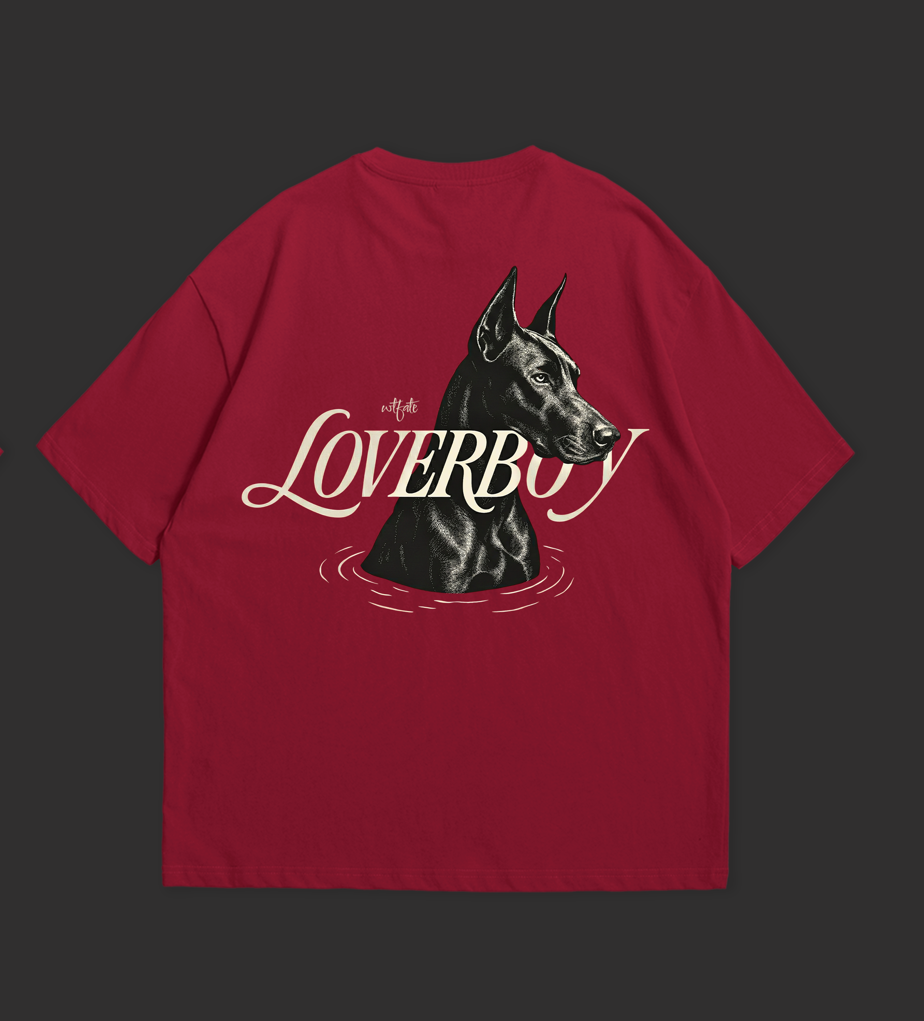 Loverboy Doberman Oversized T-Shirt – Premium Streetwear | WTFATE
