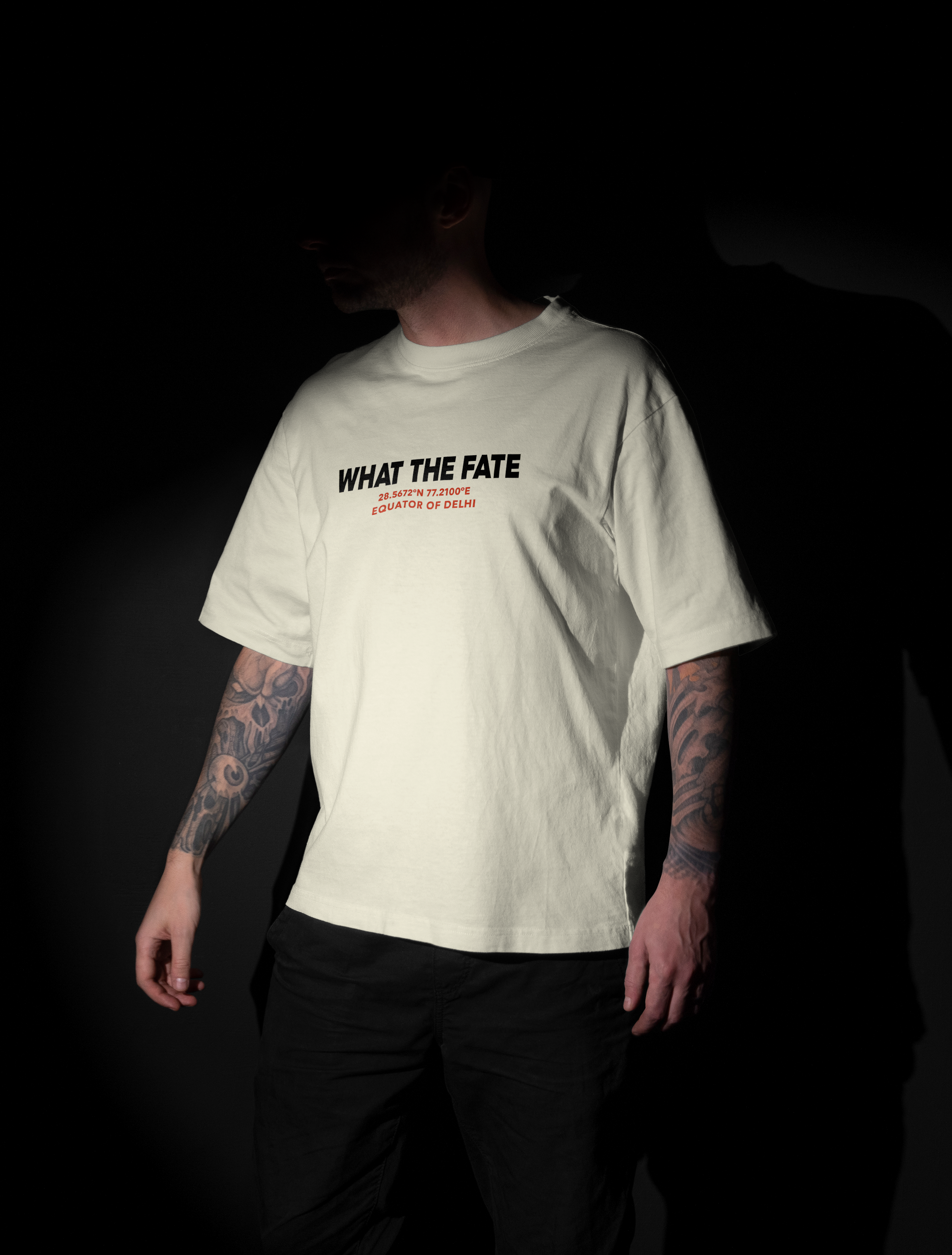 Delhi Moto GP Helmet Tee – Off White