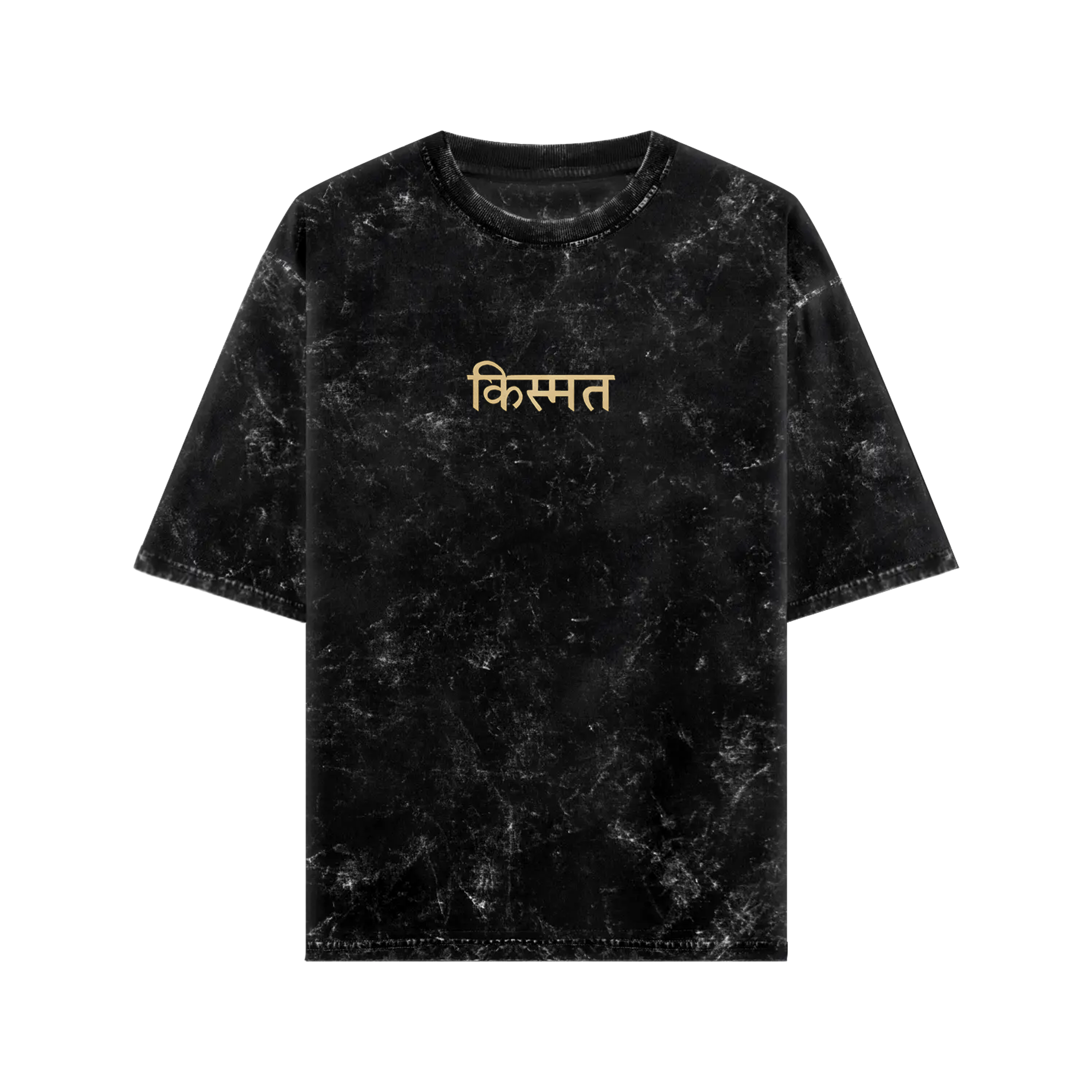 WHAT THE FATE Oversized Cat Graphic Tee in Black with Unique Text Design