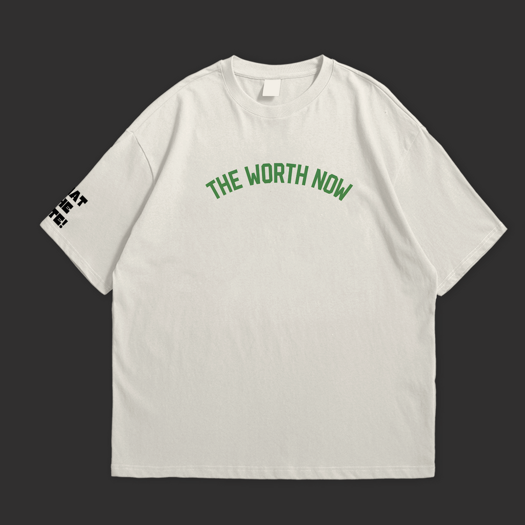 The Worth Now – Retro Pixel Art Oversized T-Shirt