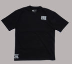 Reverie graphic tee for trendsetters, featuring a bold design and oversized fit in black.