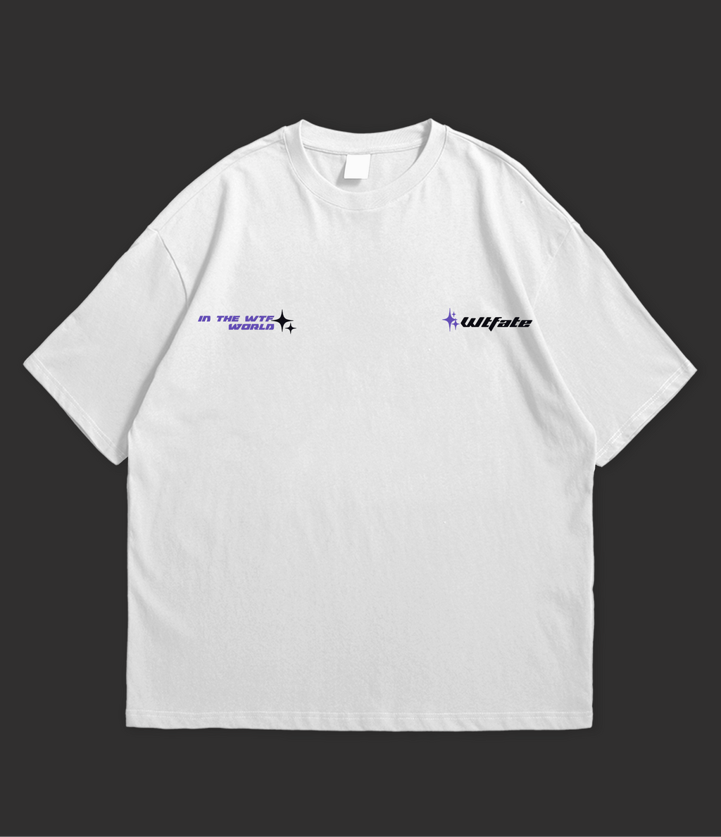 Purple Street Character Oversized T-Shirt
